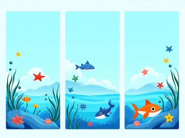 Social media carousel for World Oceans Day campaign